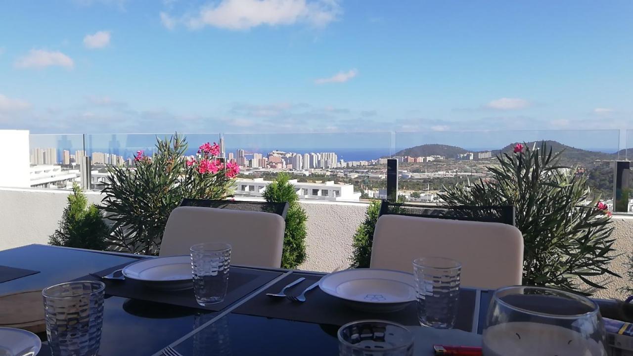 Penthouse Mit Meerblick An Der Costa Blanca, Benidorm Appartement Finestrat Buitenkant foto