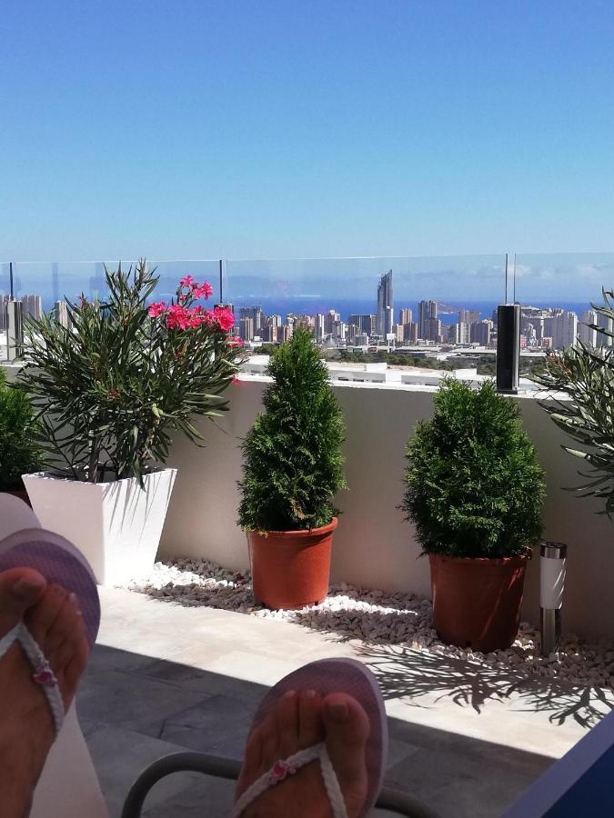 Penthouse Mit Meerblick An Der Costa Blanca, Benidorm Appartement Finestrat Buitenkant foto