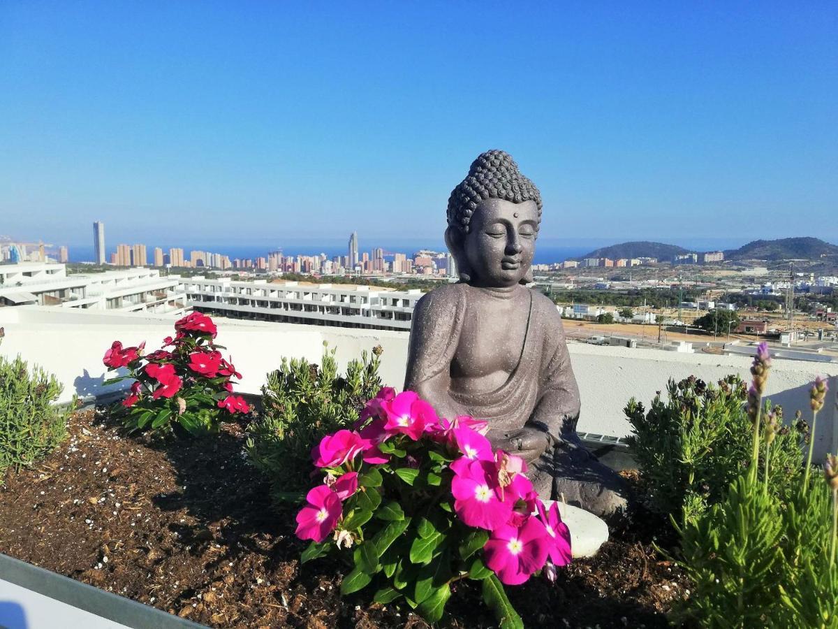 Penthouse Mit Meerblick An Der Costa Blanca, Benidorm Appartement Finestrat Buitenkant foto